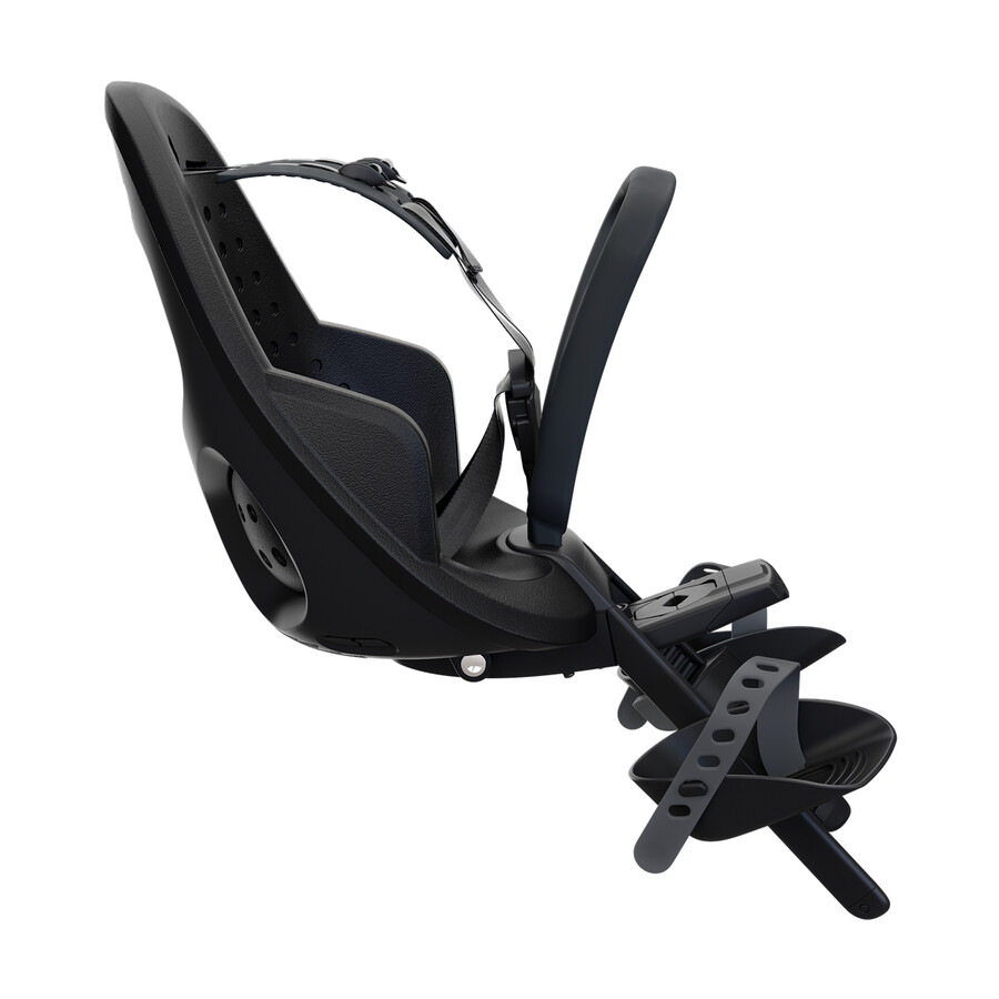 seggiolino anteriore per bicicletta per bambini colore nero notte
