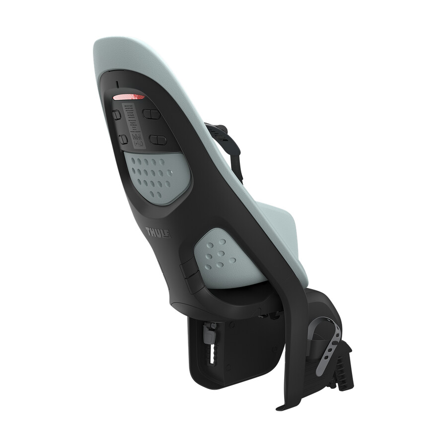 seggiolino per bicicletta per bambini montato sul telaio alaska blue