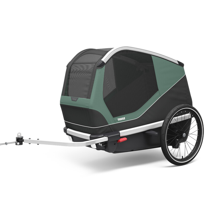 rimorchio per bici per cani thule bexey l hazy green
