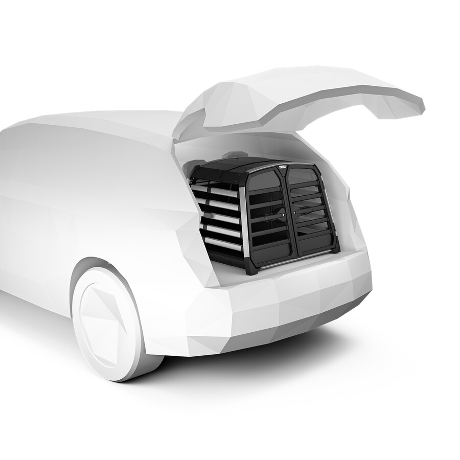 thule allax double l trasportino doppio per auto per cani