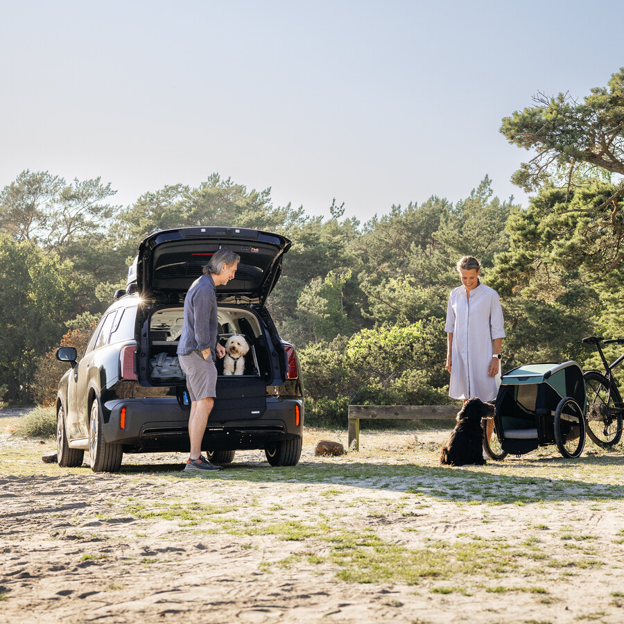 trasportino per cani thule allax compatibile con soglia m per auto con pianale del bagagliaio ribassato