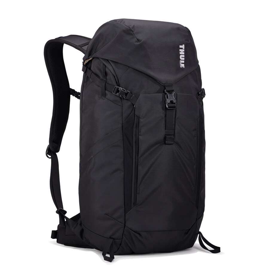 zaino da 25 litri con copertura antipioggia nero