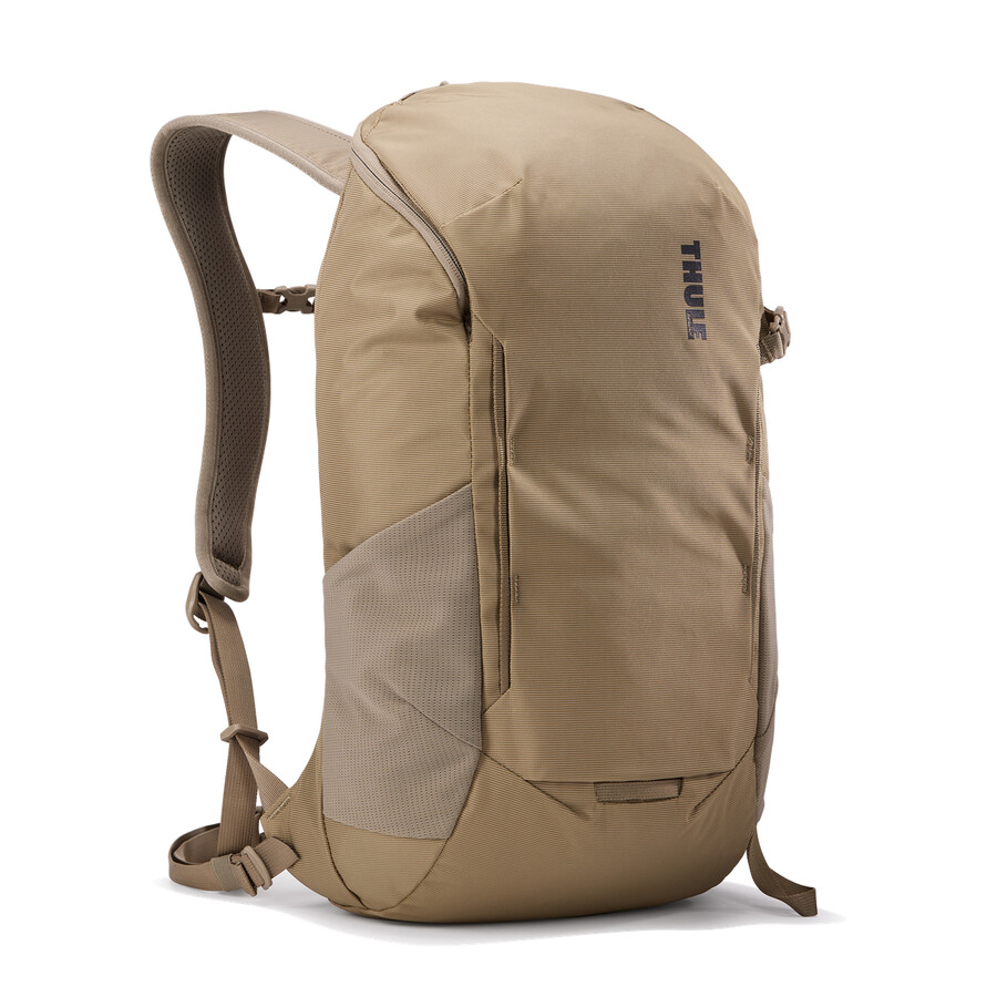 zaino da 18 litri con copertura antipioggia color cachi sbiadito