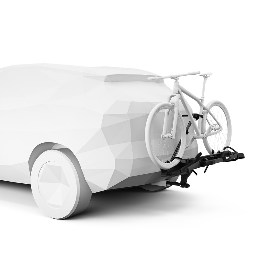 portabici thule outpace con piattaforma di attacco per 2 bici