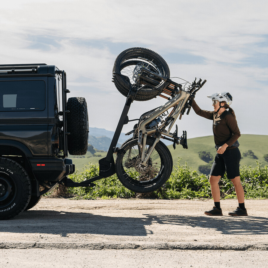 portabici verticale per 4 bici