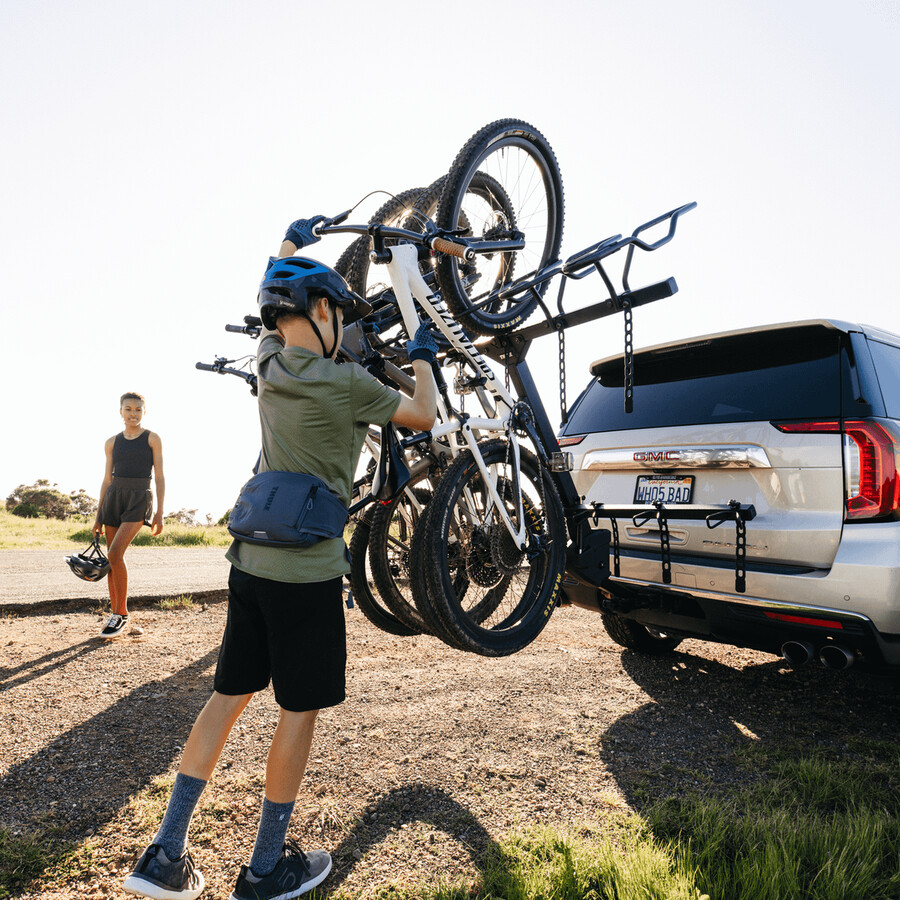 portabici verticale per 4 bici