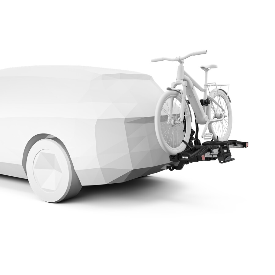 portabici da gancio traino per 2 bici nero