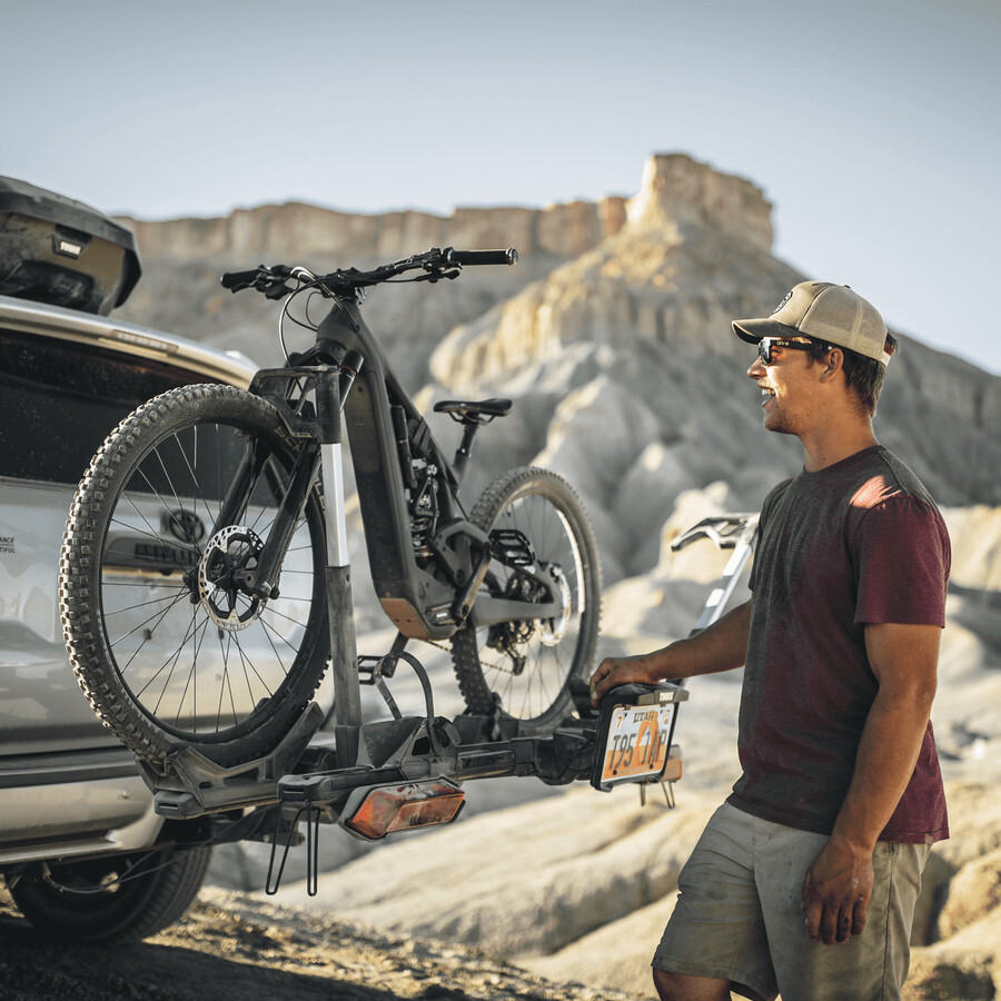 portabici thule verse 2 con piattaforma di attacco per 2 bici