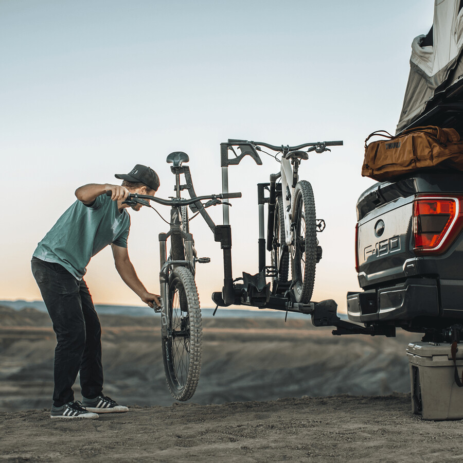 portabici thule verse 2 con piattaforma di attacco per 2 bici