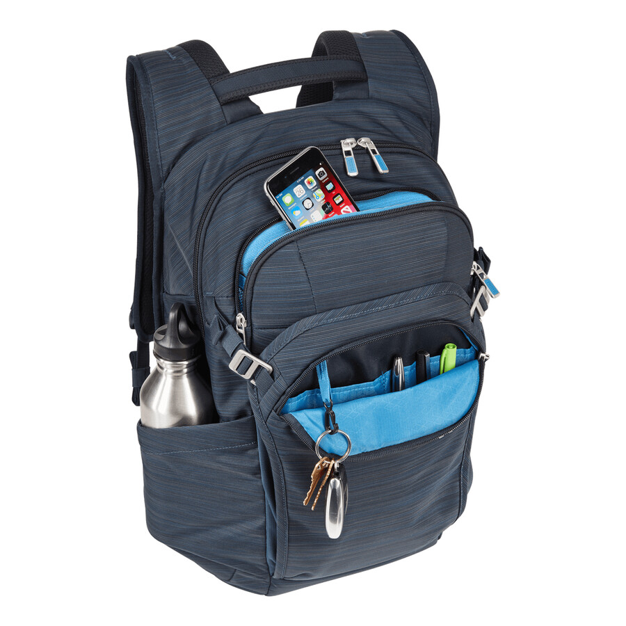 zaino per laptop 24l blu carbonio
