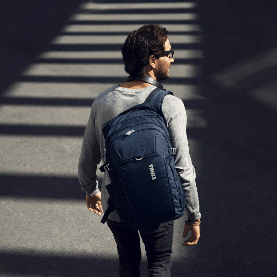 zaino per laptop 28l blu carbonio