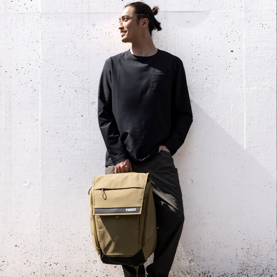 zaino per laptop 27l verde morbido