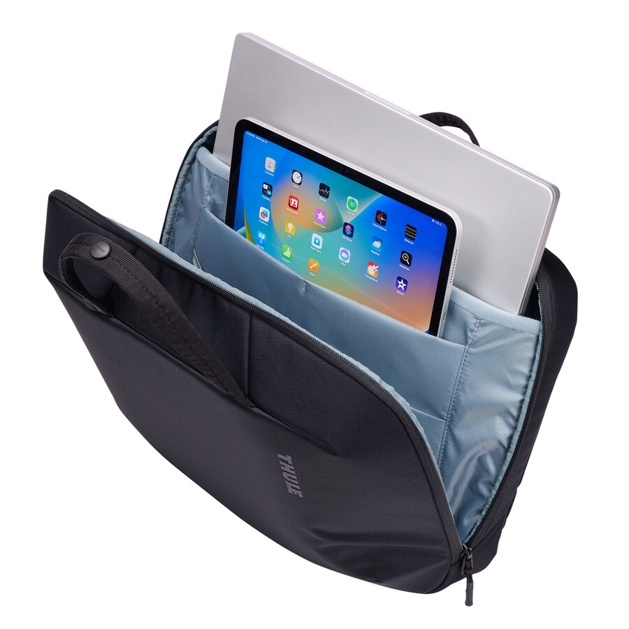 borsa porta computer portatile e tablet da 16 nera