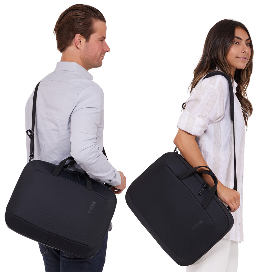 borsa porta computer portatile e tablet da 16 nera