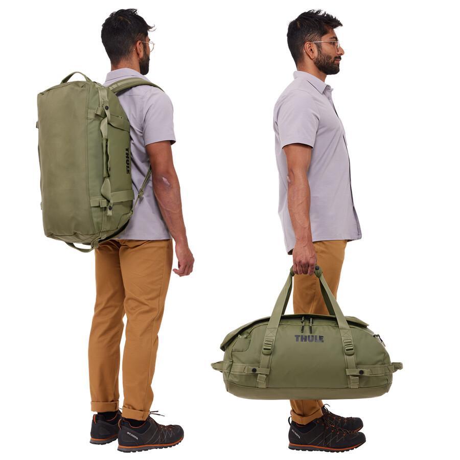 borsone da viaggio 40l olivine green