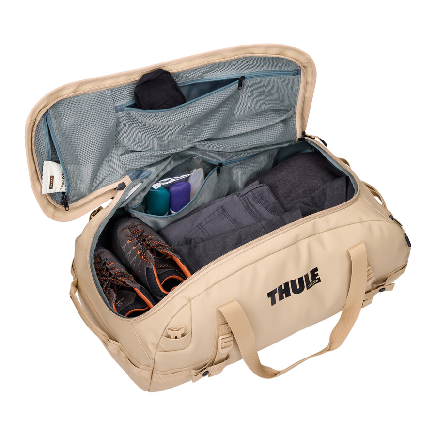 borsone da viaggio 70l beige delicato