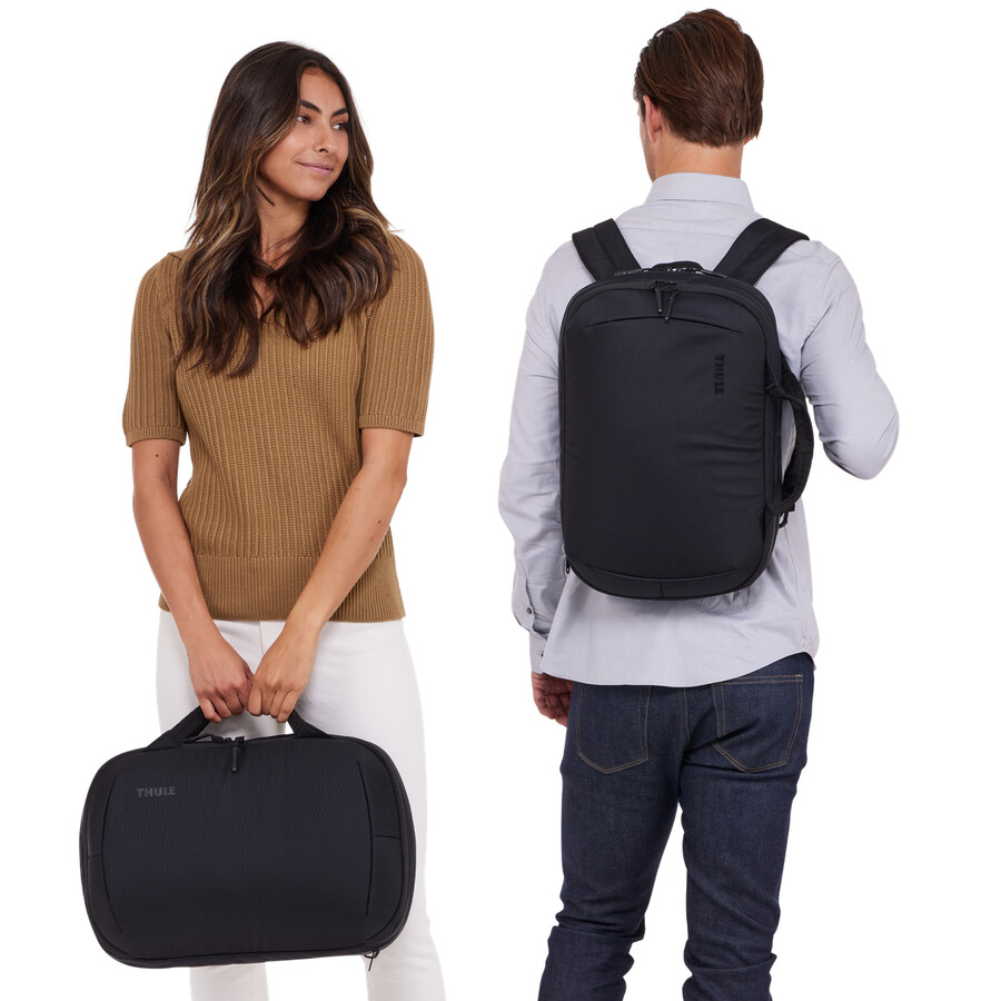 borsa da viaggio ibrida 15l nera