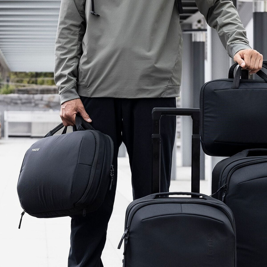 borsa da viaggio ibrida 15l nera