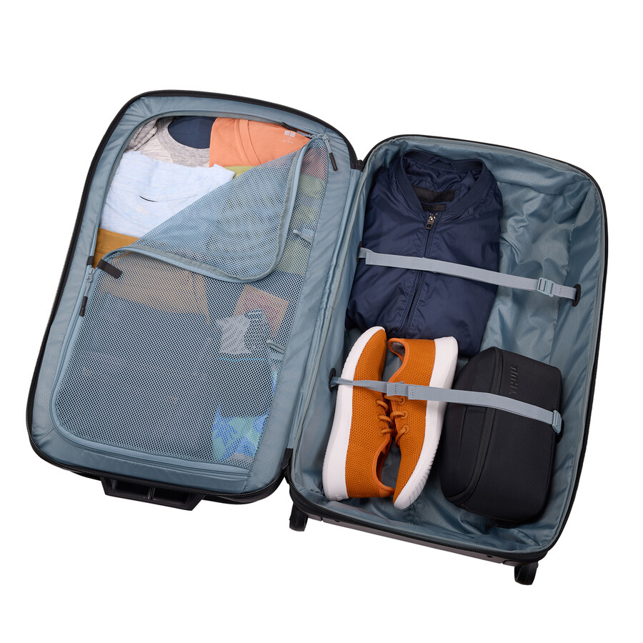 valigia da stiva con ruote 70 cm nera