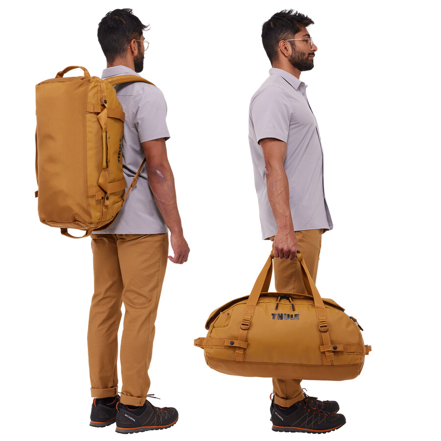 borsone da viaggio dorato da 40 litri