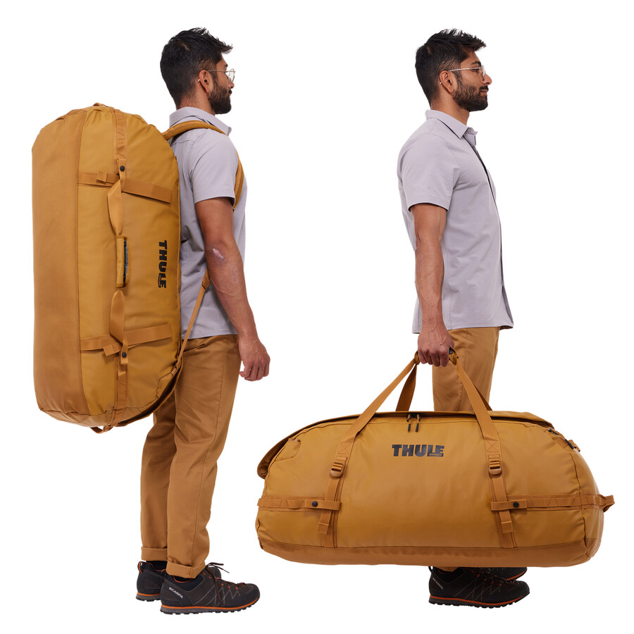 borsone da viaggio dorato da 130 litri
