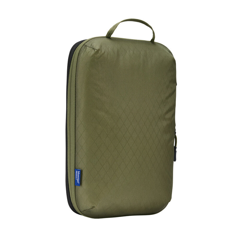 set di cubi di imballaggio a compressione piccolimedi verde morbido