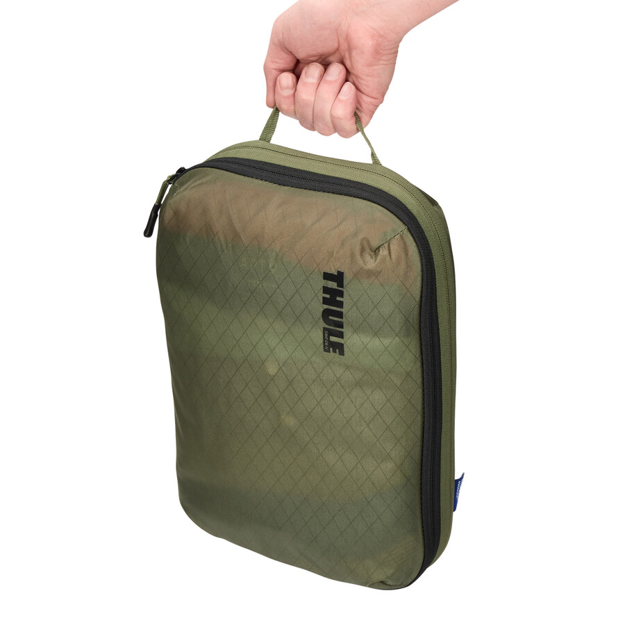 set di cubi di imballaggio a compressione piccolimedi verde morbido