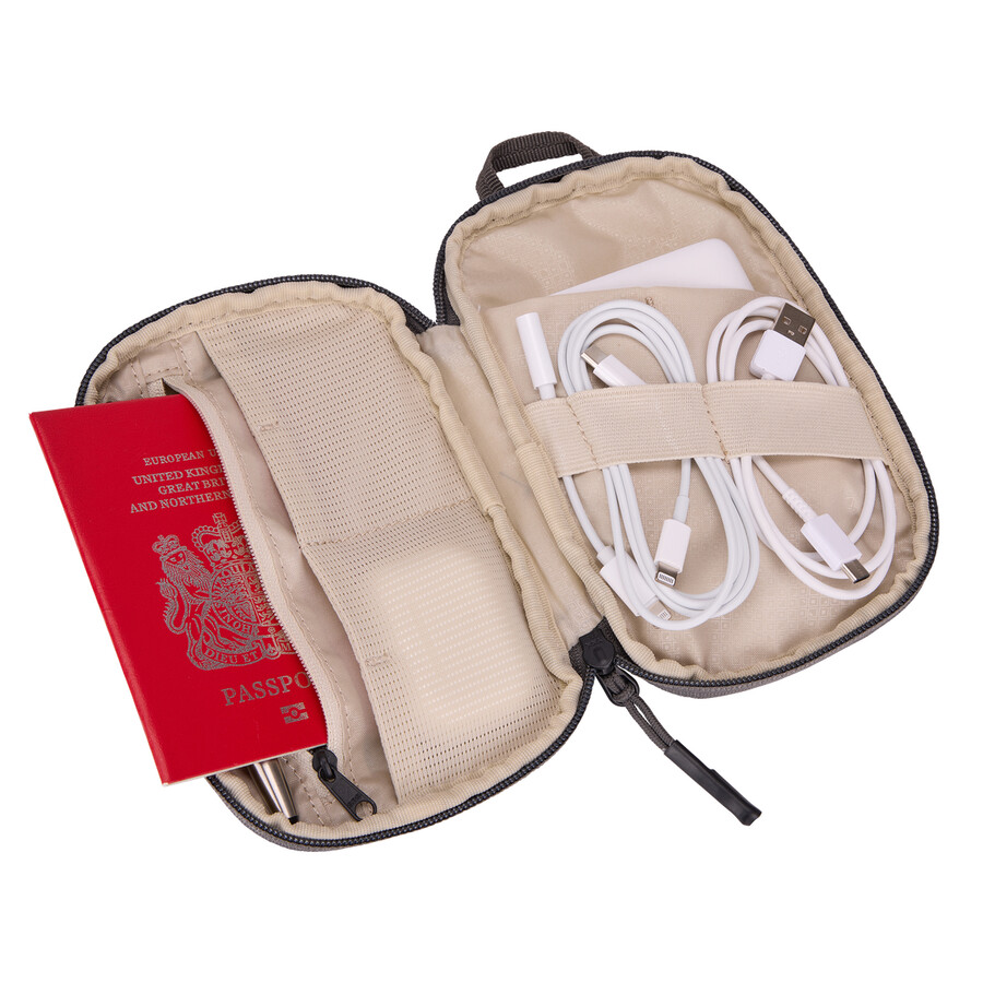 organizer elettronico piccolo grigio vetiver