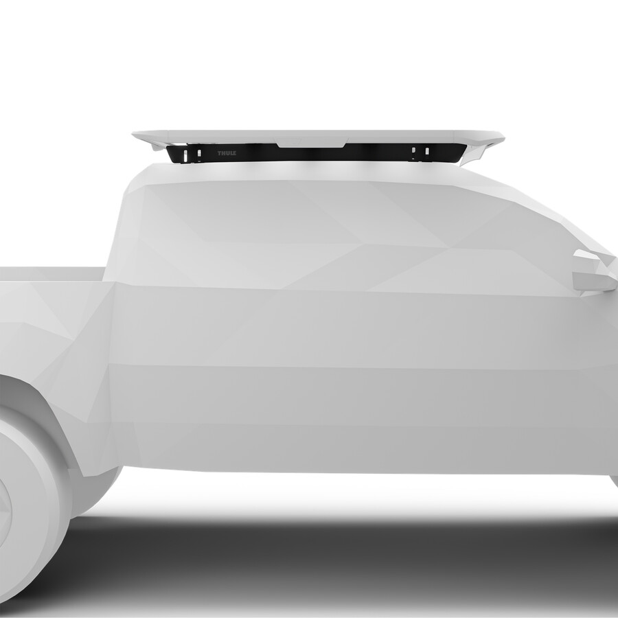 supporto per binario per piattaforma da tetto thule caprock. adatto per toyota tacoma crew cab pickup 2024-