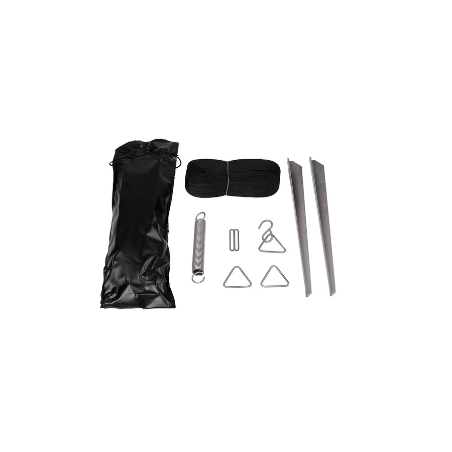 kit di fissaggio per tenda da sole nero