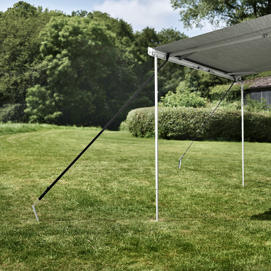 kit di fissaggio per tenda da sole nero