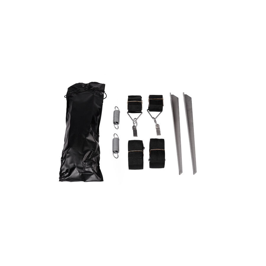 kit di fissaggio laterale per tenda da sole nero