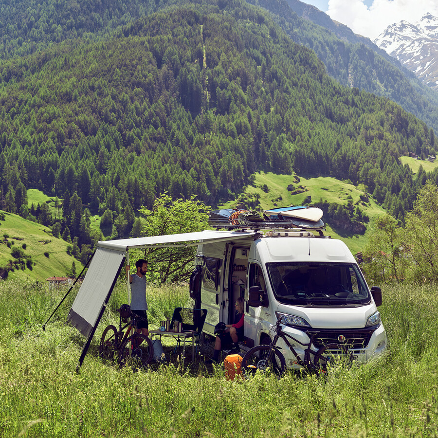 schermo solare frontale 2.40m grigio