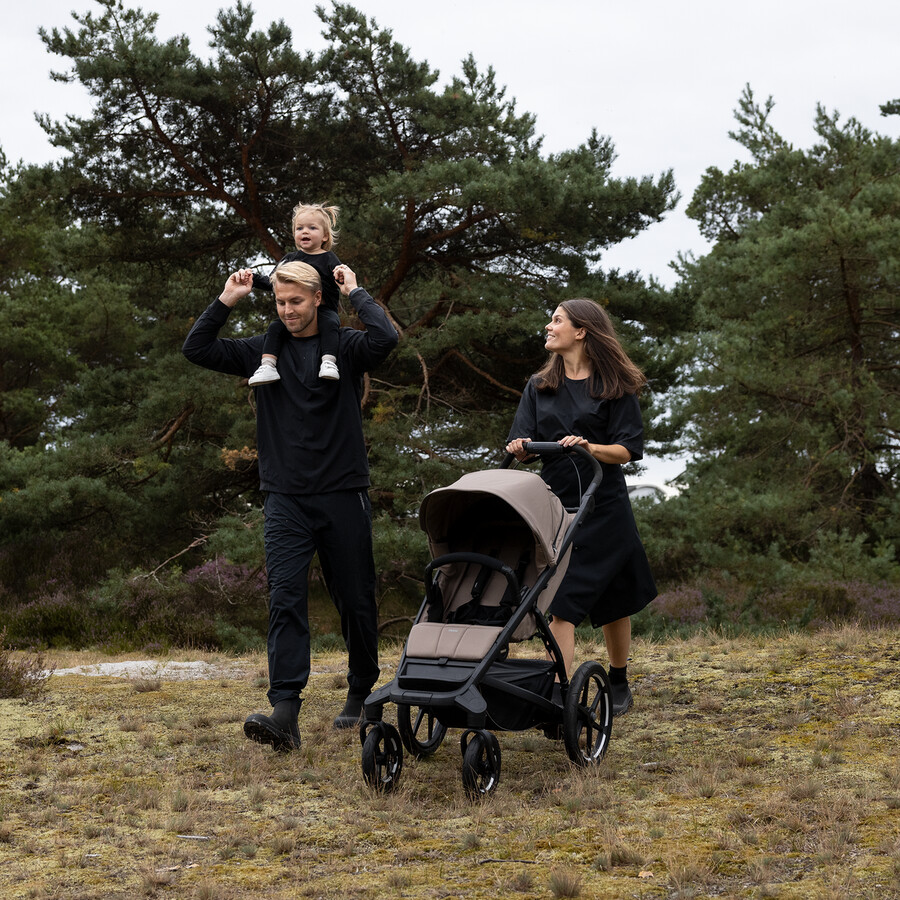 passeggino all-terrain tinto taupe