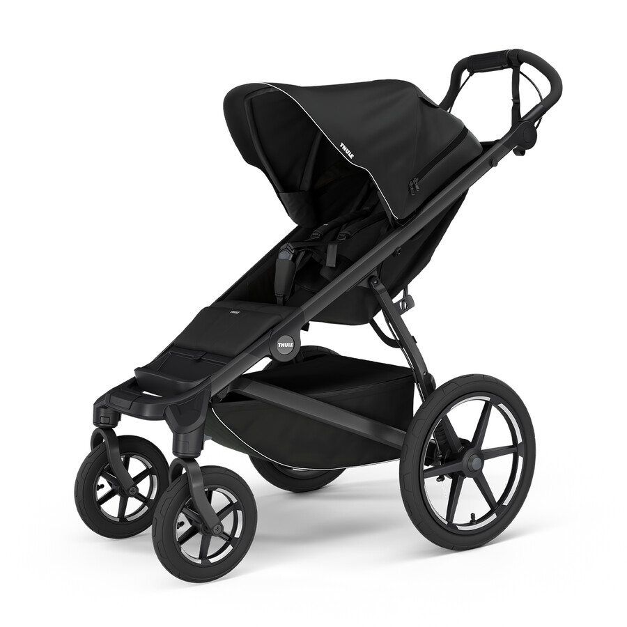 passeggino thule urban glide a 4 ruote per tutti i terreni nero
