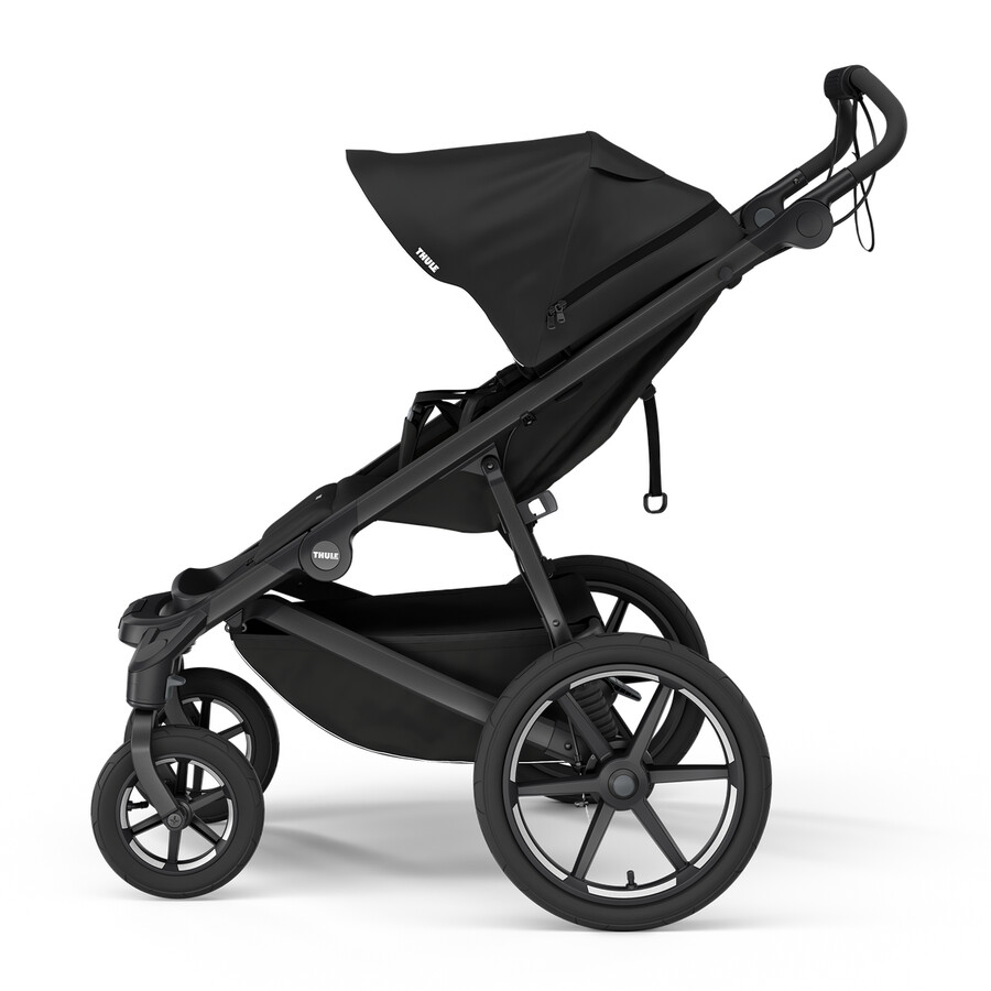 passeggino thule urban glide a 4 ruote per tutti i terreni nero