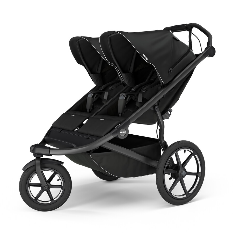 passeggino doppio all-terrain nero