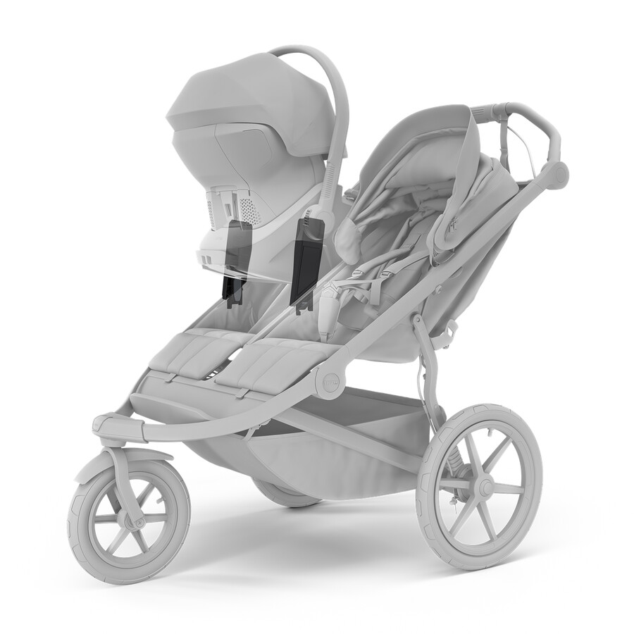 passeggino doppio all-terrain nero