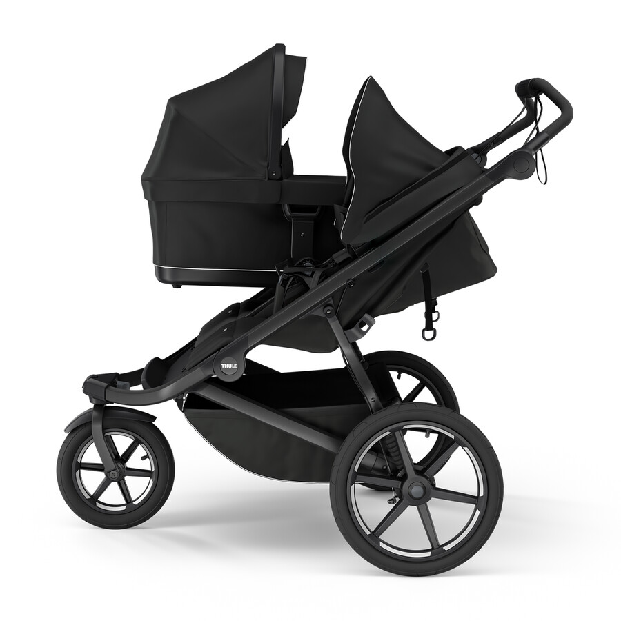 passeggino doppio all-terrain nero