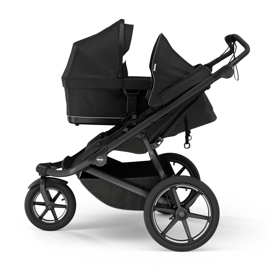 passeggino doppio all-terrain nero