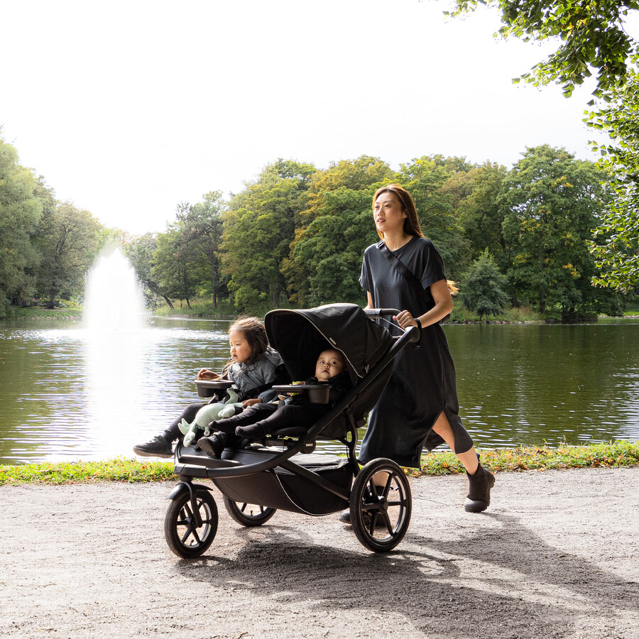 passeggino doppio all-terrain nero