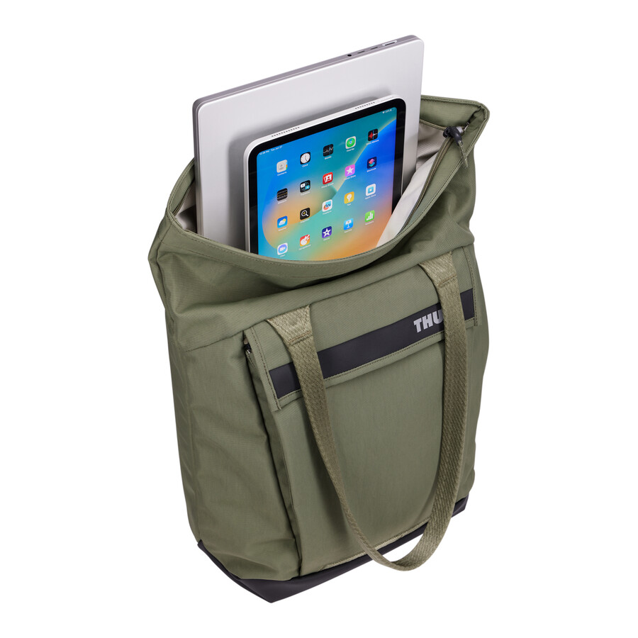 borsa tote da 22 litri verde morbido