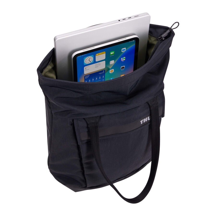 borsa tote nera da 22 litri