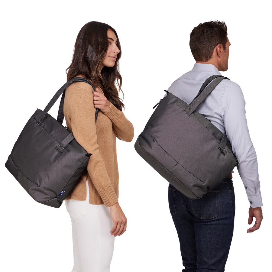 borsa tote 22l vetiver gray