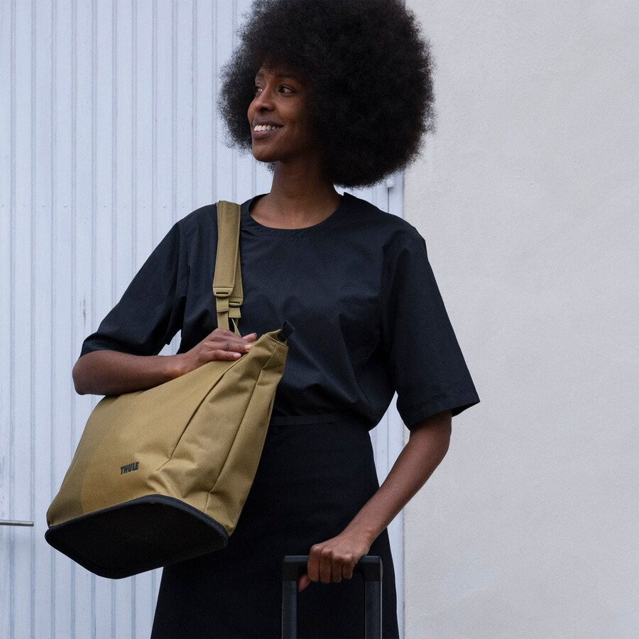 borsa tote ardesia scura