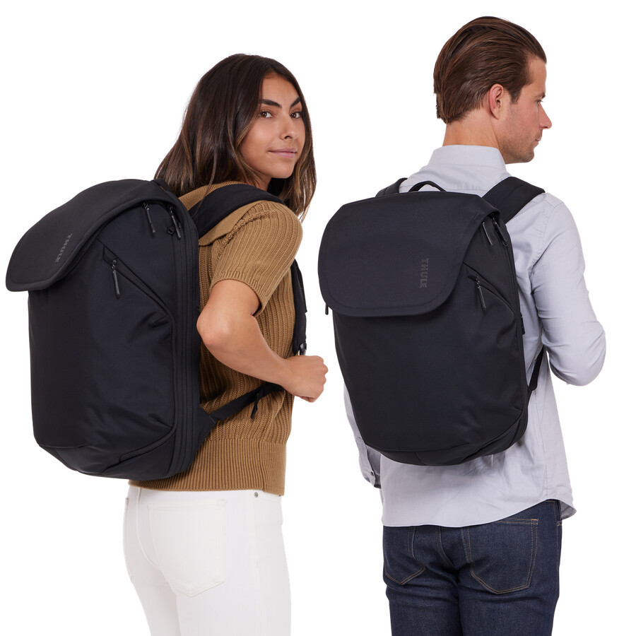 zaino da viaggio espandibile 26l nero
