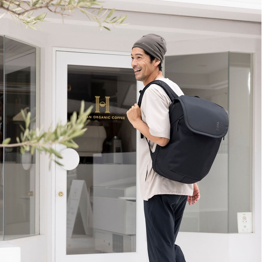 zaino da viaggio espandibile 26l nero