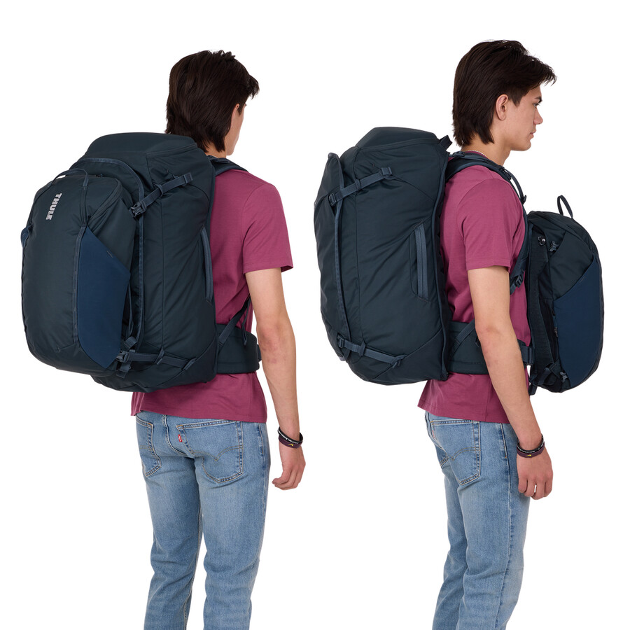 zaino da viaggio 70l blu scuro