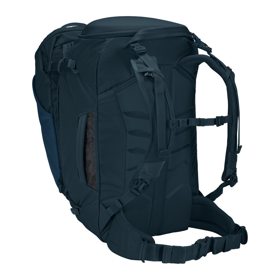 zaino da viaggio da donna 60l blu scuro