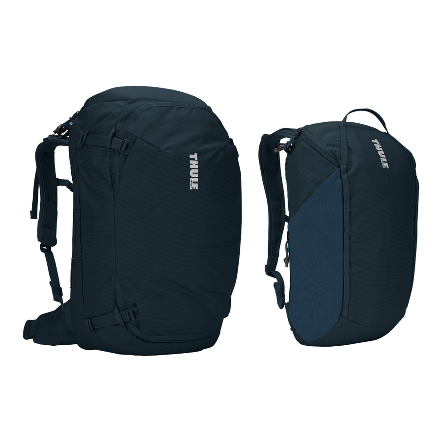 zaino da viaggio da donna 60l blu scuro
